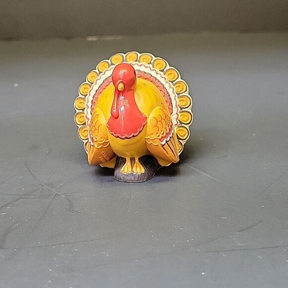 Thanksgiving Pilgrim Couple,Horn Of Plenty, Hand Painted Ceramic Vintage (2) - Picture 7 of 11